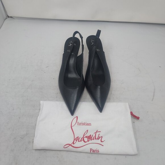 Christian Louboutin Black Sporty Kate Slingback Pump - Picture 7 of 15